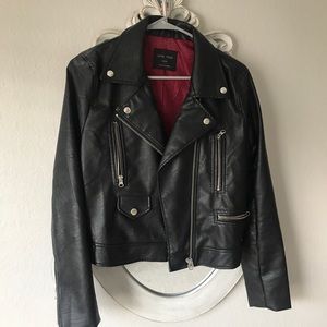 Leather Moto Jacket
